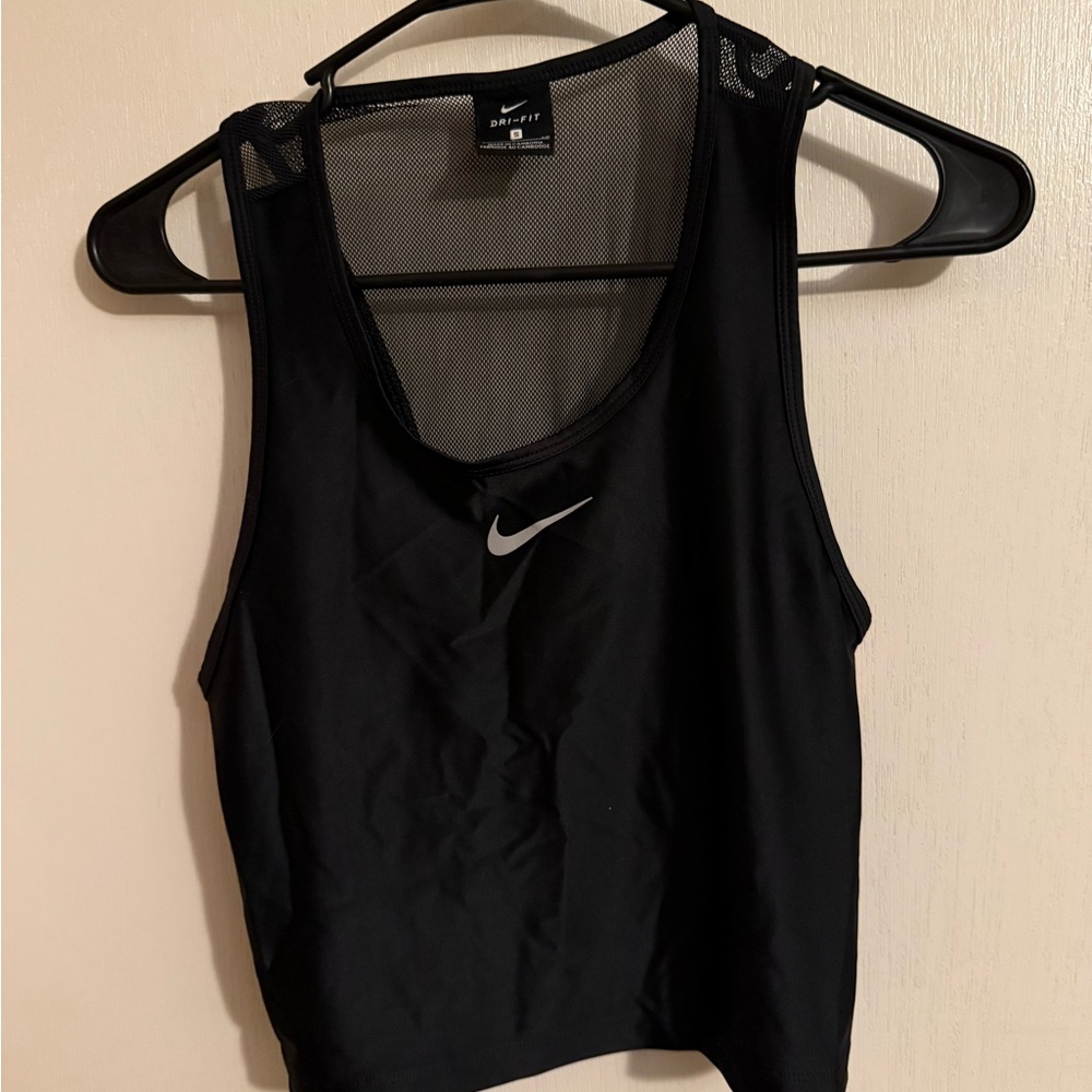 Nike Dri-FIT Black Mesh Tank